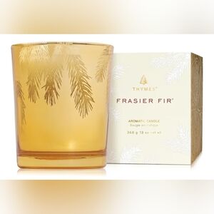 Thymes Frasier Fir Candle – Gilded, 13 oz